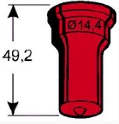 Rundstempel Rote Serie Nr.1  3,5mm