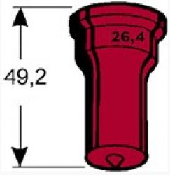 Rundstempel Rote Serie Nr.4 19,5mm