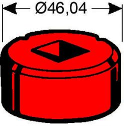 Vierkantmatrize Rote Serie Nr.2 19,7x19,7mm
