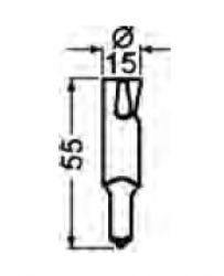 Langlochstempel Nr.55 5,5x14,0mm