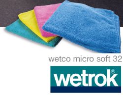 wetco micro soft 32, Farbe: grün, 1 VE = 5 Tücher