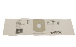 Staubsack passend für WETROK Monovac 6 Plus Synthesevlies Staubsaugerbeutel 