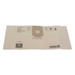 Original Papierfilterbeutel passend f&uuml;r Wetrok Monovac Comfort 11, Wetrok Durovac 11, Wetrok Monovac 11 Plus, Wetrok Monovac 9, Wetrok Bantam 9