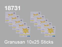 Granusan, 10 Boxen mit je 25 Sticks a 5 g