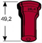 Rundstempel Rote Serie Nr.4 9,5mm